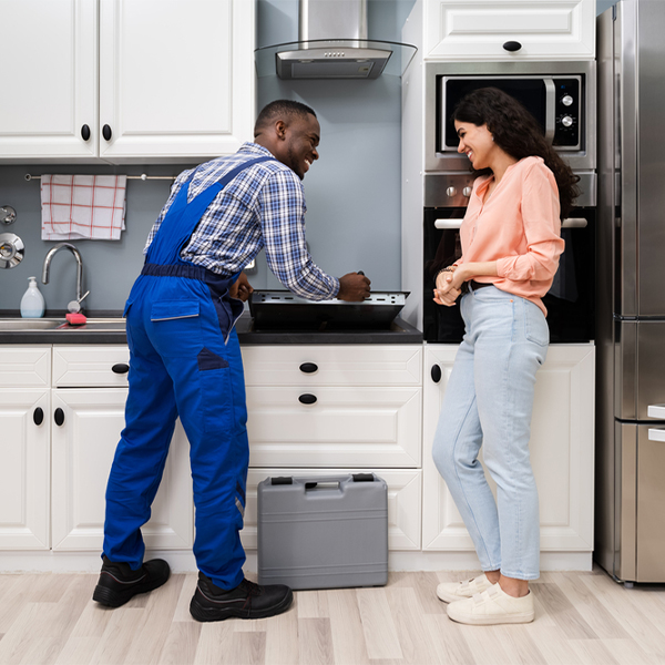 can you provide an estimate for cooktop repair before beginning any work in Williamsburg